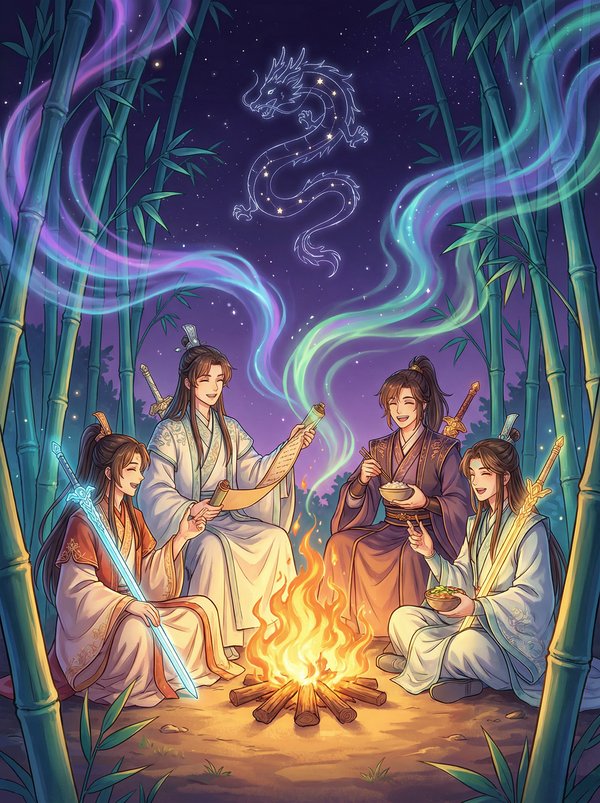 黑料-竹林夜话